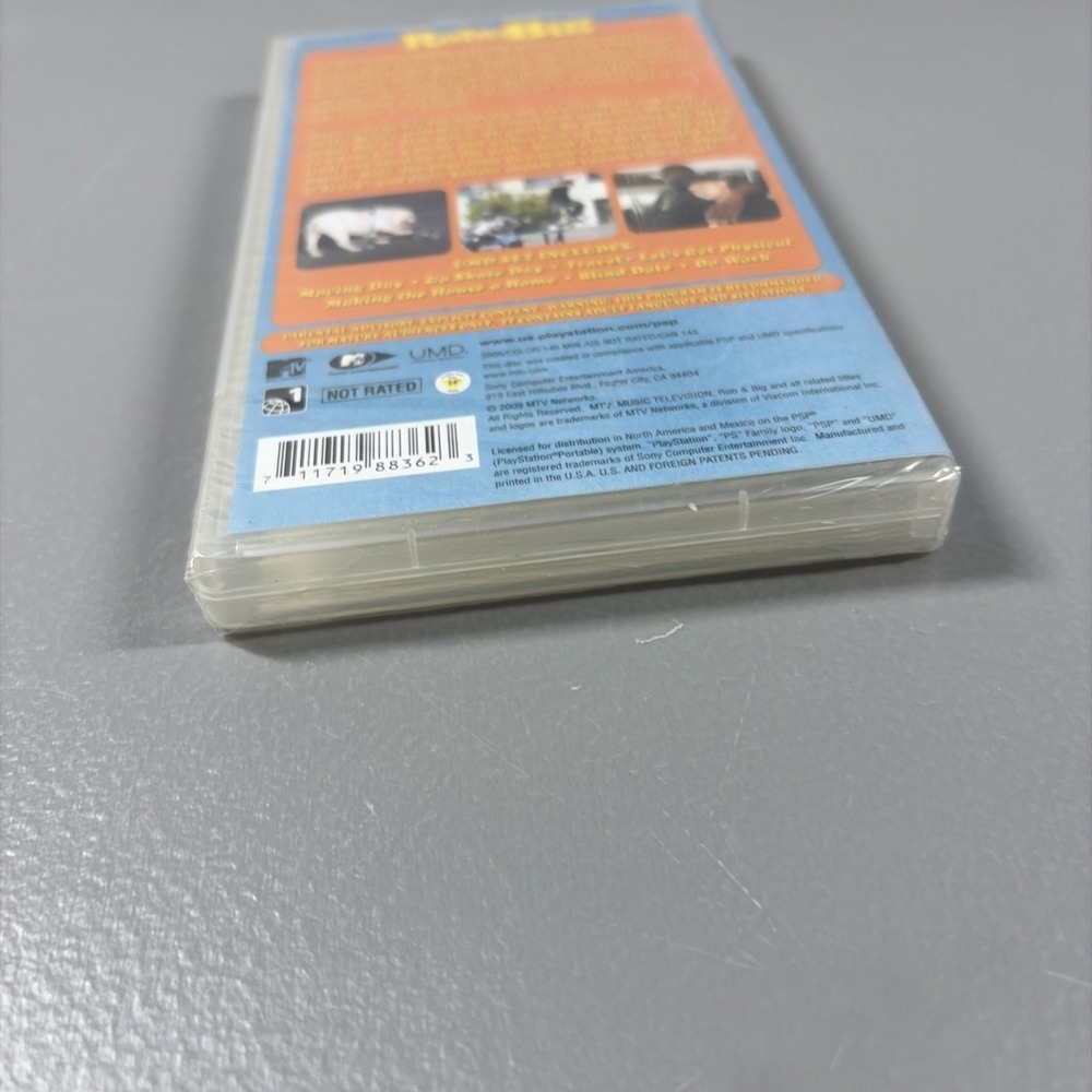Rob & Big Vol. 1 Uncensored PSP UMD Video Sealed New Dead Stock Y2K VTG Skater - Picture 3 of 6